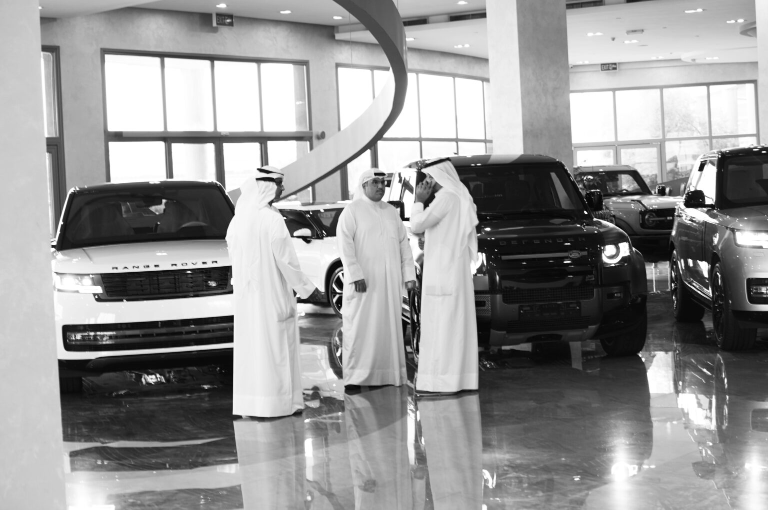 Inside the Autocapital showroom in Al-Rai