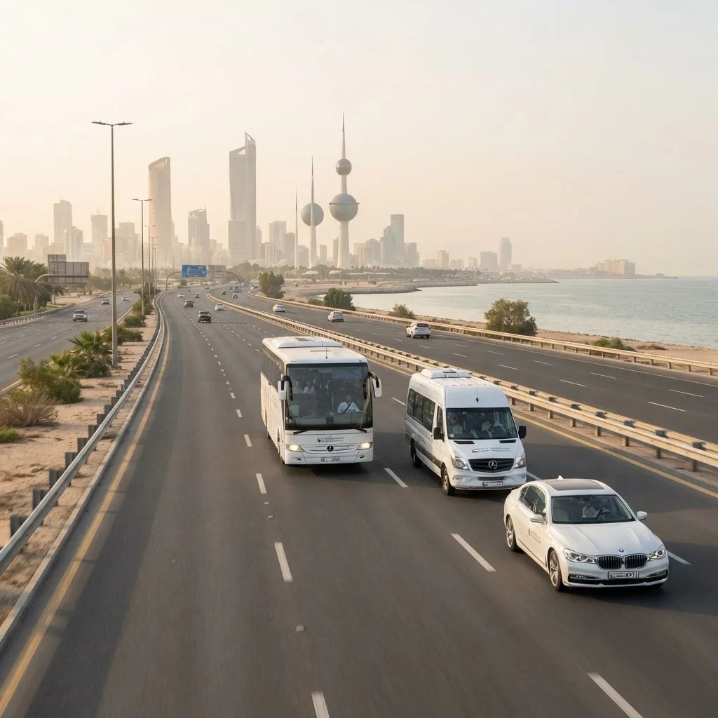 GoRidez staff transport in Kuwait